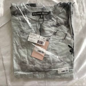 Oversized tie dye playboyxmissguided shirt
